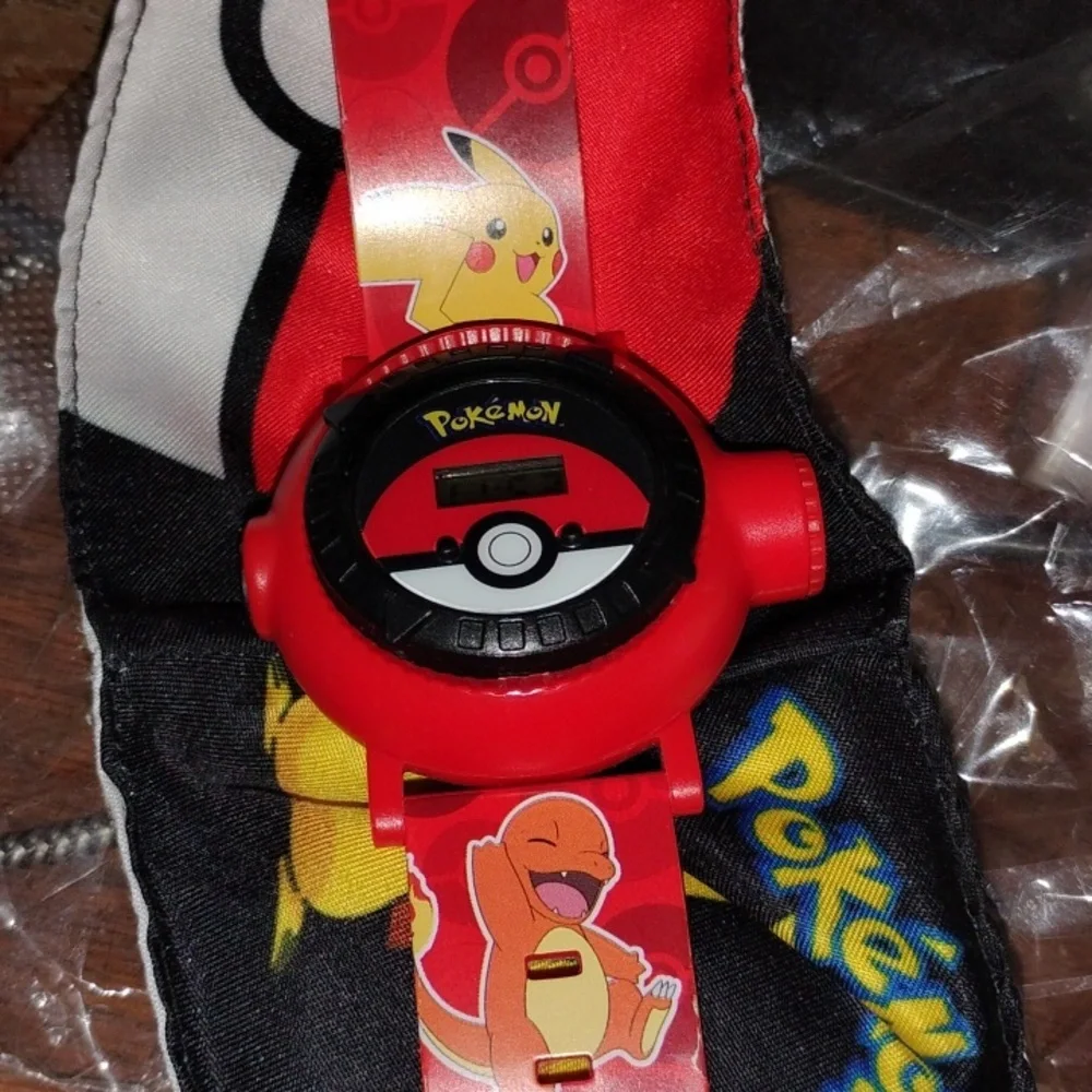 Red Pokémon Digital Watch